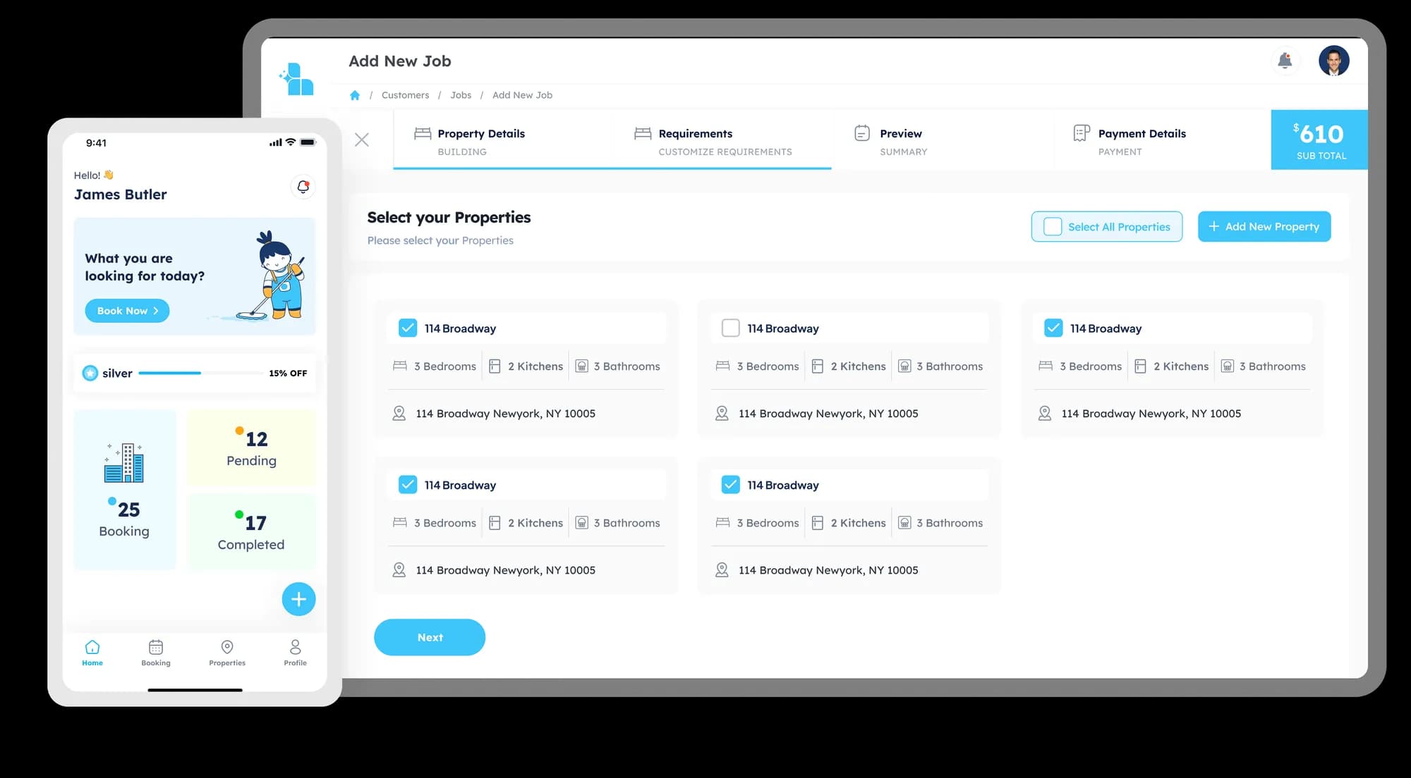 Harmony – Cleaning Service Platform